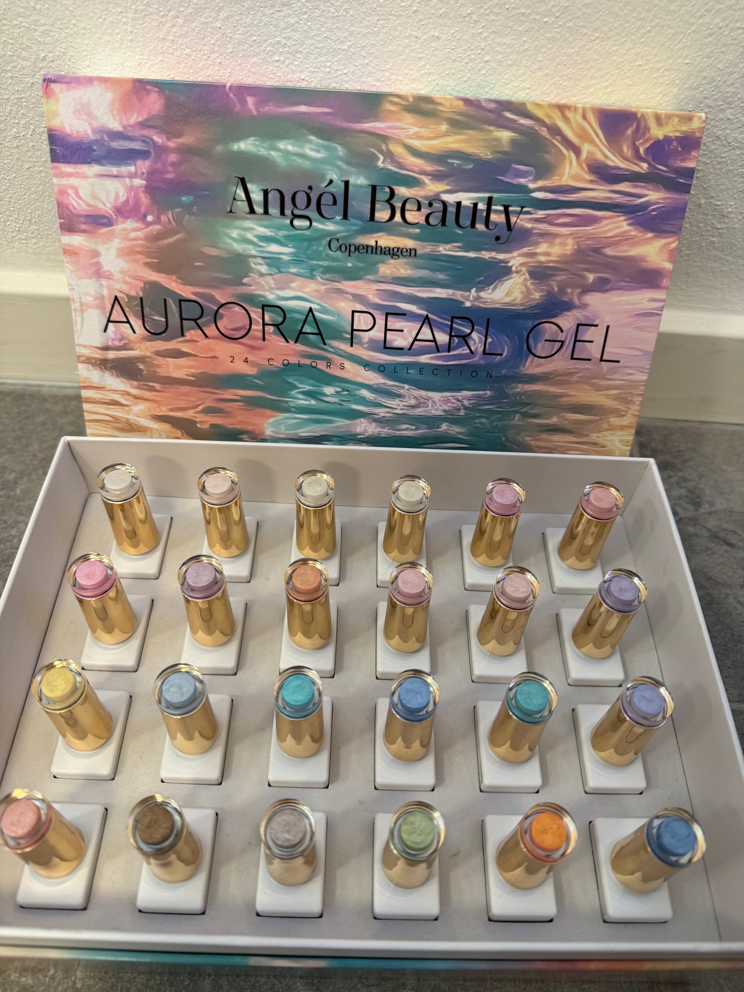 Aurora Pearl Gel – 24 farver (15 ml)